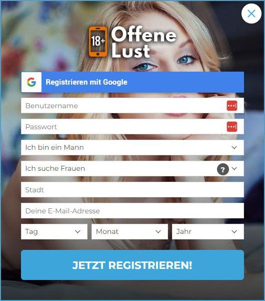 Registrierung (Wie kann ich mich auf Offene Lust anmelden?)